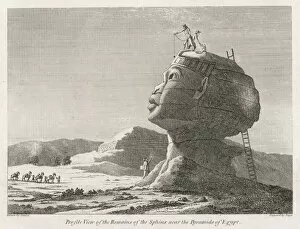 Napoleons Gallery: Measuring the Sphinx