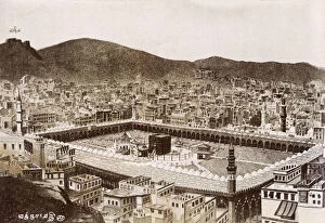 Pilgrimage Gallery: Mecca, Saudi Arabia - Court of the Ka aba: overall view