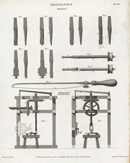 Mechanical drills and drilling machines