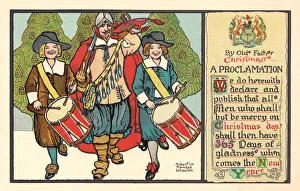 Images Dated 9th November 2020: Medaeval Xmas Greeting