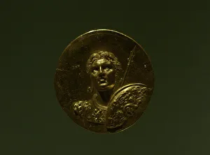 Macedon Prints: Medaillon - cuirassed bust of Alexander the Great