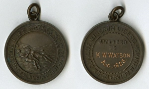 Images Dated 13th January 2012: Medal, Royal Life Saving Society