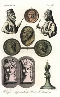 Oracle Collection: Medals of Cyrenaean King Battus and Queen Pheretima