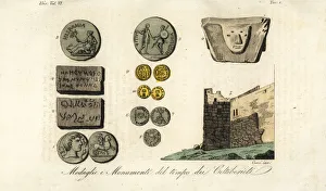 Images Dated 27th July 2019: Medals and monuments of the Celtiberians