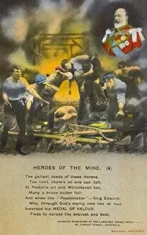 Disasters Collection: Medals of Valour for Heroes of Pit Disasters