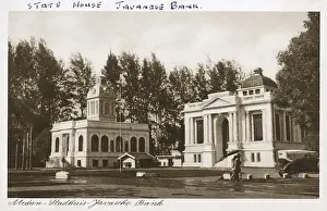 Sumatra Prints: Medan, Indonesia - The State House and Javanese Bank
