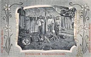 Sumatra Prints: Medan, North Sumatra, Indonesia - Batak Arms Dealers