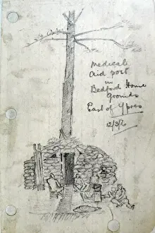 Medical Aid House in Bedford House grounds - East of Ypres