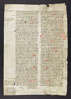Pietro Collection: Medical Text (Pietro D'Abano?) (Fragment)