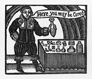 Doctors Prints: Medicine - 17th century Quack Doctor