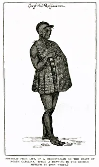Images Dated 27th March 2019: A Medicine Man from the coast of North Carolina