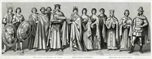 Officials Prints: Medieval costume