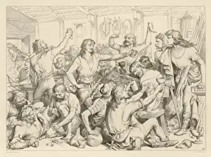 Drunk Prints: Medieval Debauchery