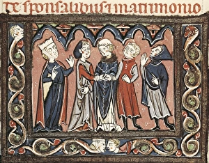 Andr Gallery: Medieval epistles by Juan Andr鳮Wedding scene
