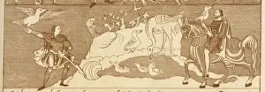 New Images August 2021 Prints: Medieval falconry