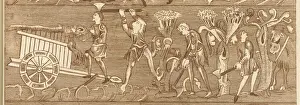New Images August 2021 Prints: Medieval farmers clearing pasture land