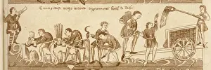 New Images August 2021 Prints: Medieval farmers haymaking