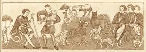 New Images August 2021 Prints: Medieval farmers lambing
