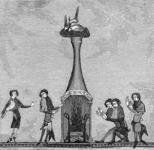 Images Dated 6th January 2012: Medieval Fireplace