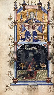 Herald Collection: Medieval illumination: Edward the Black Prince