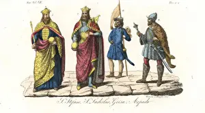Giulio Prints: Medieval Kings of Hungary