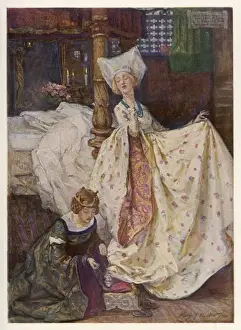 Feudal Prints: Medieval Lady Dressing