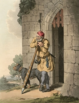 Images Dated 13th June 2011: Medieval Porter