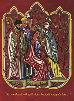 Crowning Prints: Medieval style Coronation