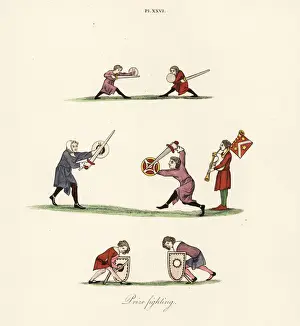 Swordplay Prints: Medieval swordfight show