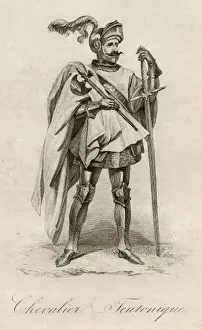 Teutonic Prints: Medieval Teutonic Knight, Poland
