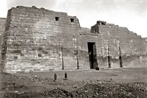 Medinet Prints: Medinet Abu, Egypt, circa 1880s