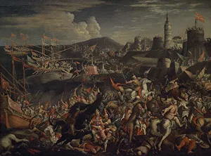 Besiege Prints: A Mediterranean city besieged by the Ottomans