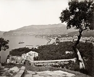 Mediterranean view at Sorrento, Italy