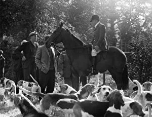 Fox Hunting Collection: Meet of the Devon and Somerset hounds