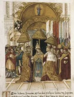 Barbarossa Prints: Meeting between the Pope Alexander III