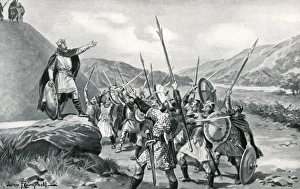 Images Dated 8th February 2011: Meeting of Saxon Chiefs