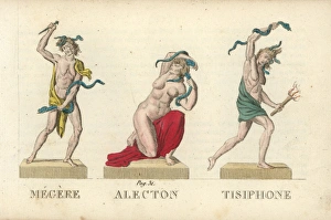 Alecto Gallery: Megaera, Alecto and Tisiphone, the Greek Enrinyes