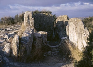 Portal Collection: Megalithic tomb. Dolmen of Portillo de Eneriz. Near Artajona
