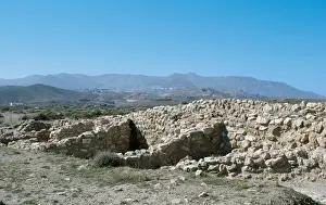 Megalithism Prints: Megalithism. Bronze Age. Los Millares. Ruins. Santa Fe de Mo