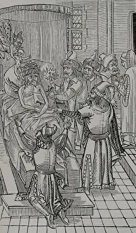 Decease Prints: Mehmed II (1432-1481). Ottoman sultan. His soul