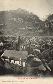 Wetter Horn Prints: Meiringen, Switzerland and the Wetterhorn Mountain