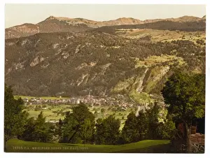 Meirngen, looking towards the Hasliberg, Bernese Oberland, S