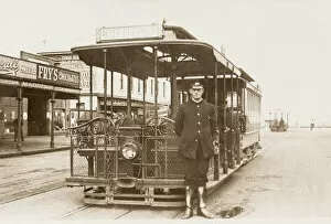 Tram Collection: Melbourne Cable Tram and Driver