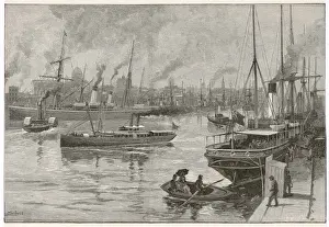 Yarra Prints: Melbourne Harbour