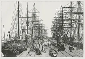 Melbourne Prints: Melbourne Quay