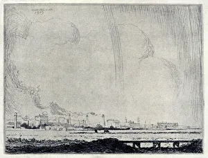 Shirlow Prints: Melbourne from the West
