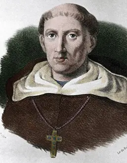 Theology Prints: Melchior Cano (1509-1560). Spanish Scholastic theologian. Co