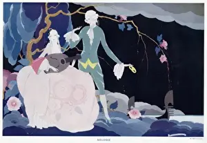 Masque Prints: Melodie, by Brunelleschi