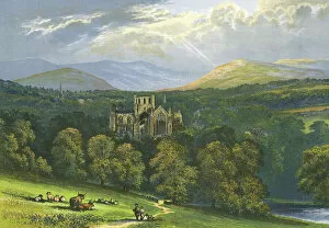 Abbeys Collection: Melrose Abbey, Roxburghshire, Scotland
