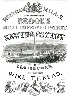 Thread Prints: Meltham Mills 1851